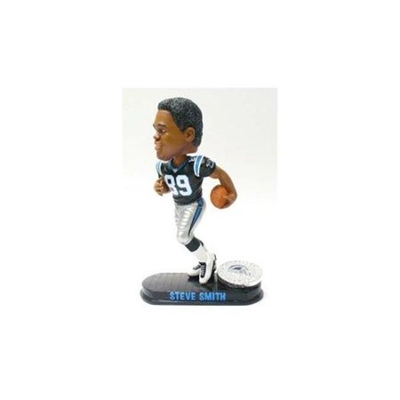 FOREVER COLLECTIBLES Carolina Panthers Steve Smith Forever Collectibles Black Base Bobblehead 8132936195